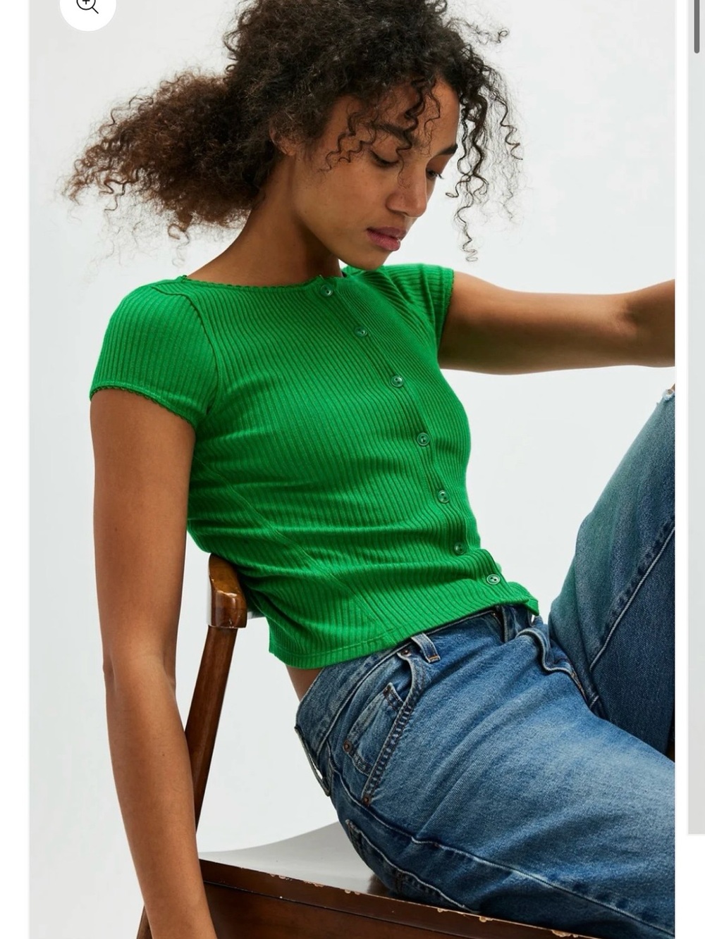 Free people most wanted cardi in Kelly green